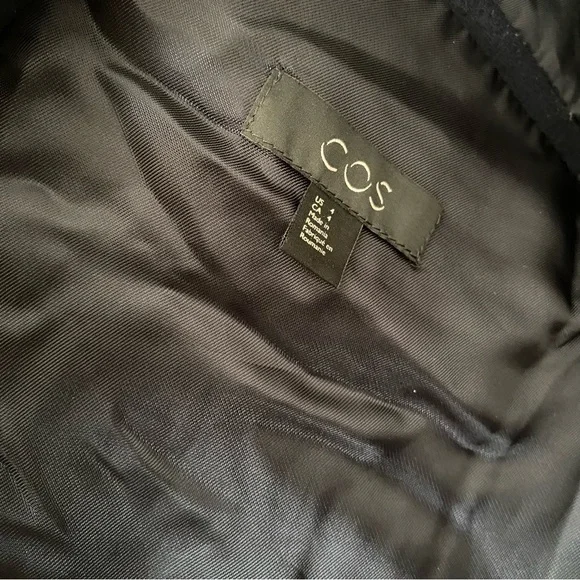 COS Cashmere Wool Hooded Coat - Picture 8 of 9